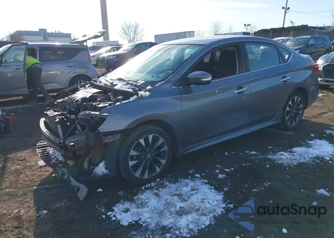 2017 Nissan Sentra Sr из США, поврежденный, VIN 3N1AB7AP4HY309557